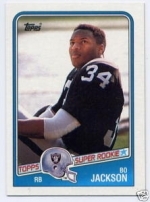Bo Jackson RC (Oakland Raiders)